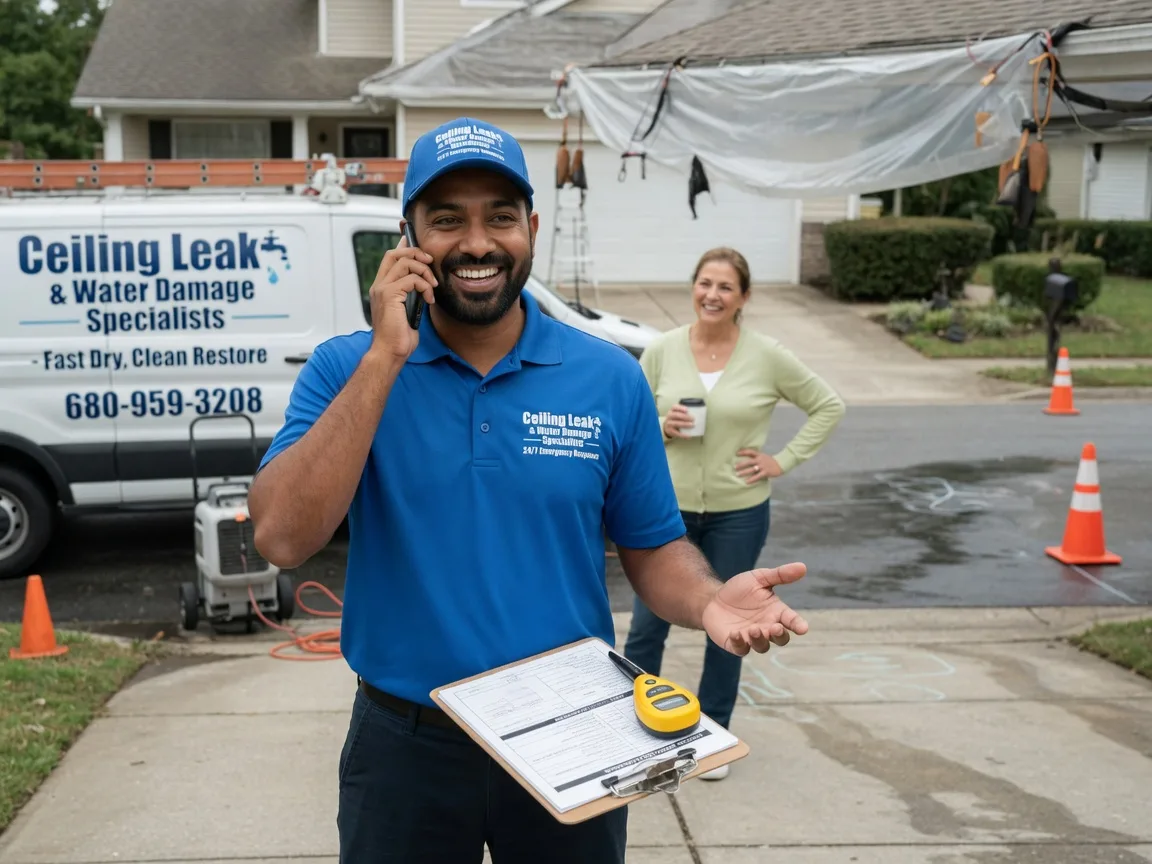 Ceiling Leak Cleanup Walnut, IA FAQs